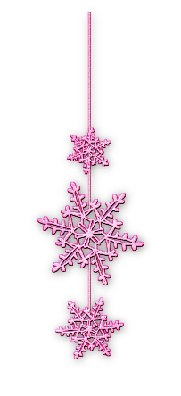soave deco winter christmas scrap snowflake pink - zdarma png