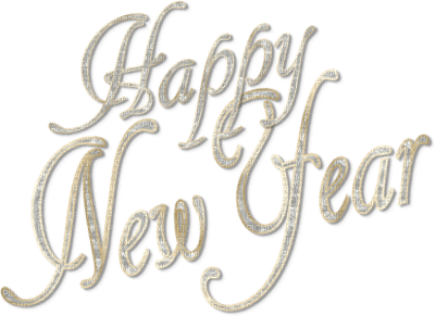 text-Happy new year - bezmaksas png