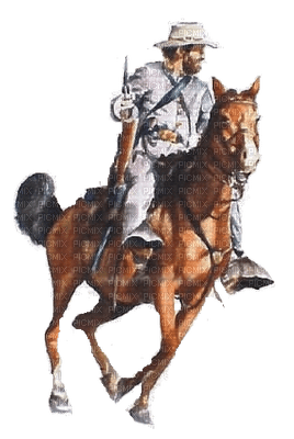 western cavalerie sudiste - 免费PNG