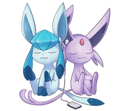 ..:::Glaceon & Espeon:::.. - zdarma png