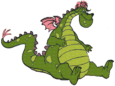 peter elliott dragon - GIF animé gratuit