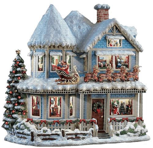 Christmas Home White Santa Claus - Bogusia - ücretsiz png