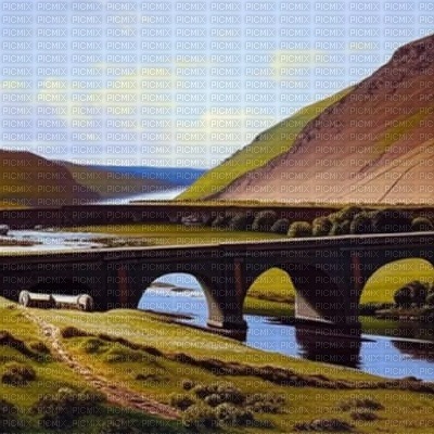 Railway Bridge Countryside - ücretsiz png