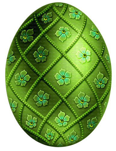 Easter.Egg.Green - 無料png
