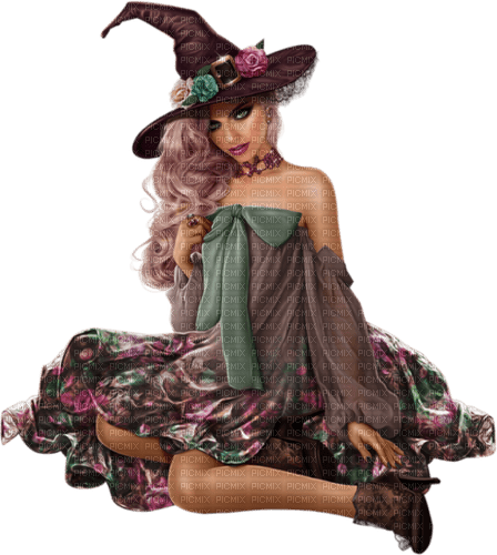 Kaz_Creations Halloween Witch - png ฟรี