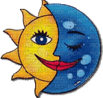 солнце-луна - GIF animado gratis
