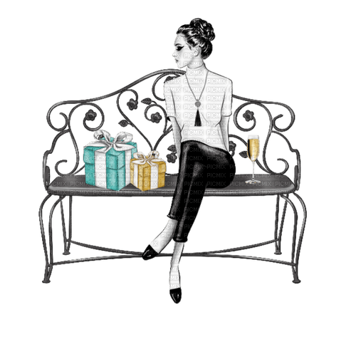 Woman Box Champagne Tiffany & Co. - Bogusia - png gratis