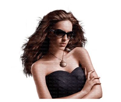 Kaz_Creations Woman Femme Black Glasses - png gratuito