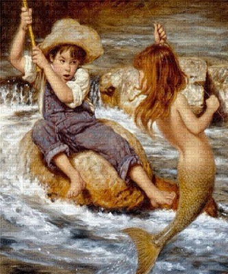 mermaid child bp - bezmaksas png