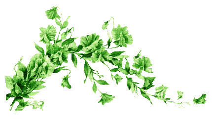 soave deco branch flowers animated green - Animovaný GIF zadarmo