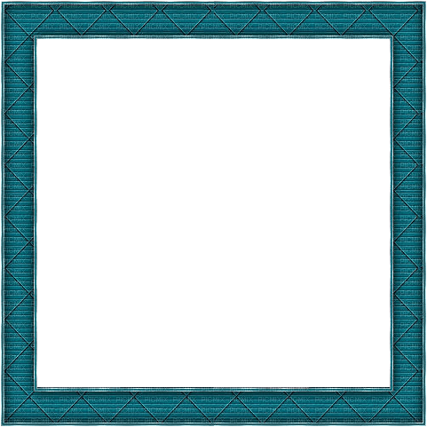 Cadre.Frame.Green.teal.square.Victoriabea - nemokama png