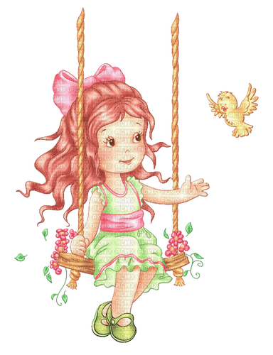 Pretty Spring girl - PNG gratuit