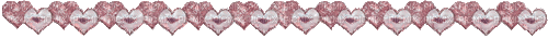 pink glitter hearts - GIF animado gratis