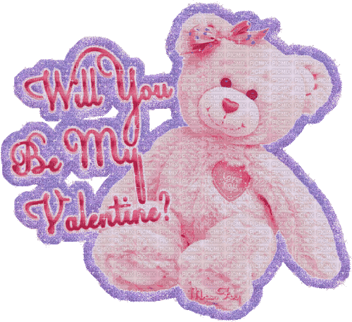 Valentine Teddy Bär - GIF animasi gratis