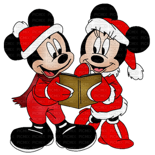 disney mickey and minnie christmas noel - kostenlos png