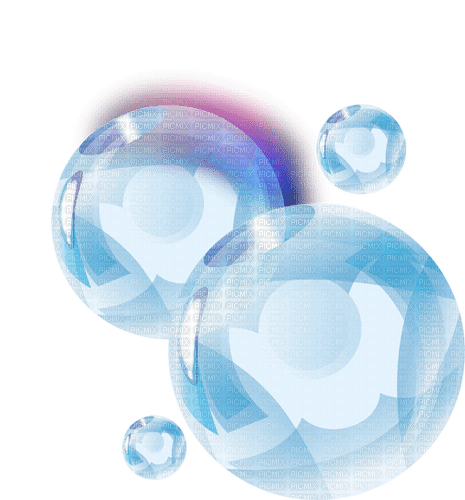 blue bubbles Bb2 - png grátis