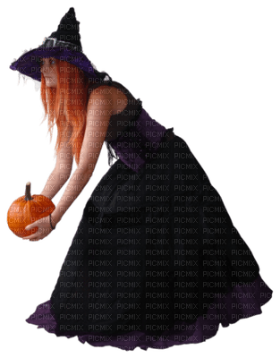 minou52-kvinna- halloween - nemokama png