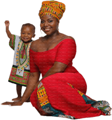 Africa mother and child bp - nemokama png