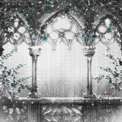 soave background animated winter vintage gothic - 免费动画 GIF