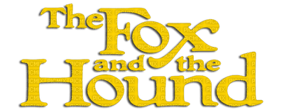 Kaz_Creations Cartoons The Fox and the Hound Logo - бесплатно png