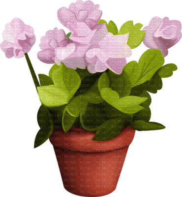 Kaz_Creations Deco Vase Flowers Plant Colours - бесплатно png