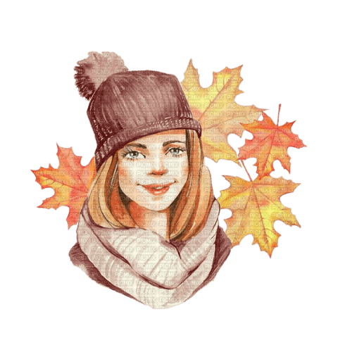 kikkapink autumn fashion woman hat - png ฟรี