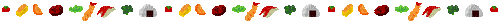 pixel food border - Nemokamas animacinis gif