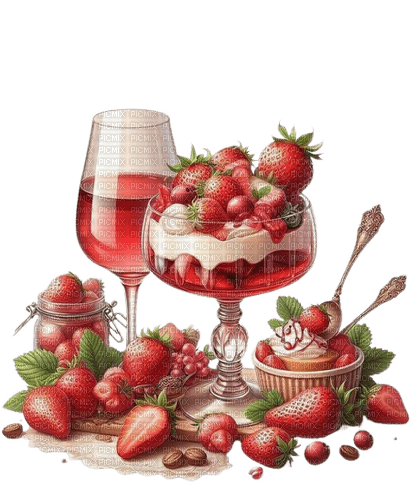 Strawberry Dessert - ilmainen png