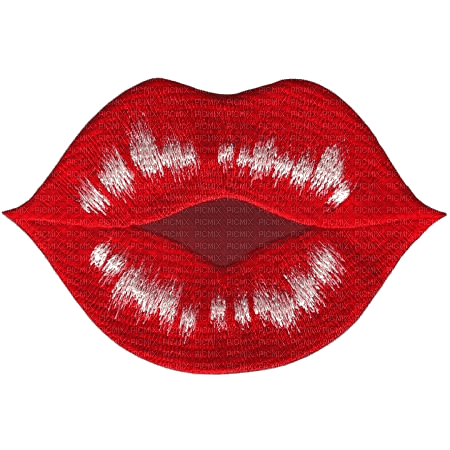 patch picture kiss lips - ücretsiz png