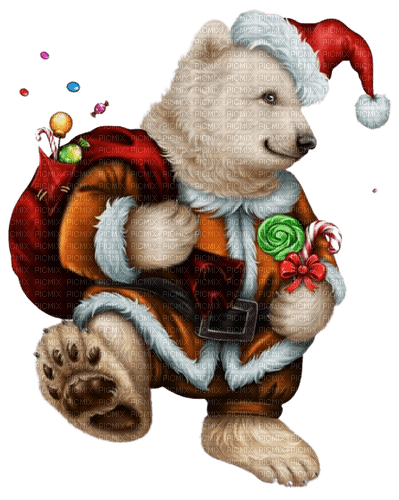 noël ours - zadarmo png