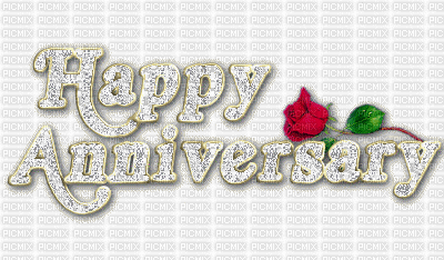 Happy anniversary - Безплатен анимиран GIF