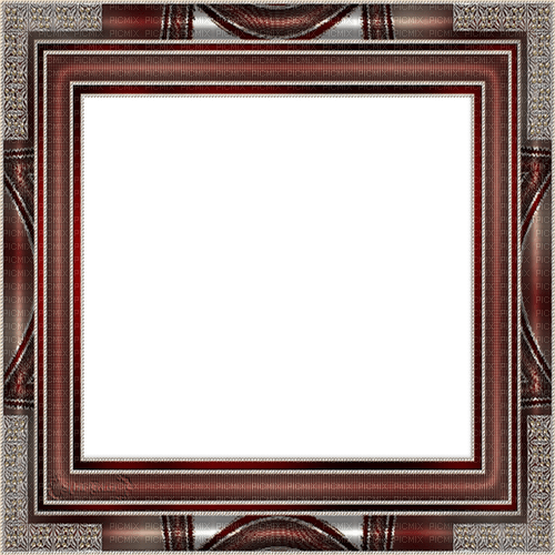 frame cadre red silver sunshine3 - Free PNG