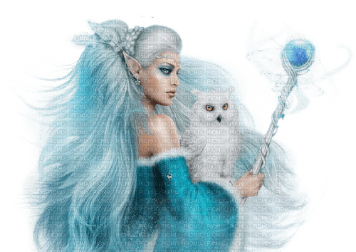 loly33 elfe chouette hiver - δωρεάν png