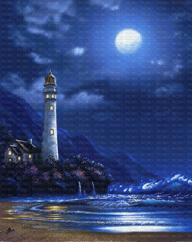 ani--lighthouse - Bezmaksas animēts GIF