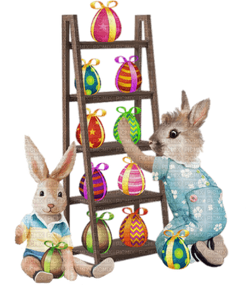 Easter, Rabbit, Rabbits, Bunny, Bunnies, Egg - Jitter.Bug.Girl - Free PNG