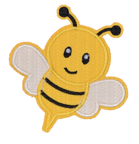 patch picture bee - ücretsiz png