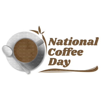 International Coffee Day Text - Bogusia - darmowe png