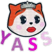 Marsey the Cat YASS - GIF animado grátis
