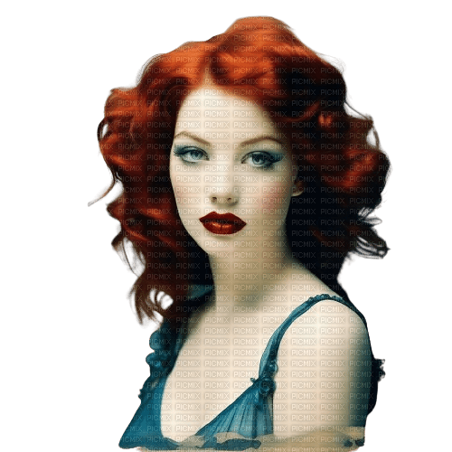 Femme rousse - 免费PNG