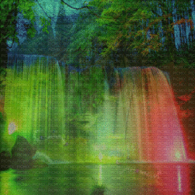Wasserfall - Ilmainen animoitu GIF
