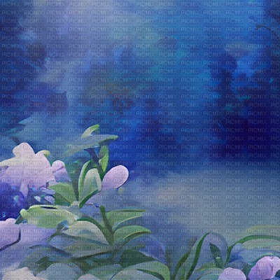 Blue Flower Background - δωρεάν png