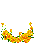 Yellow Roses - GIF animé gratuit