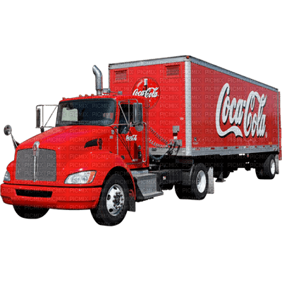 coca cola truck - png ฟรี