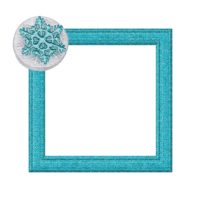 Small Cyan Frame - фрее пнг