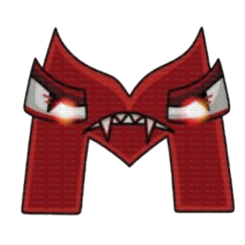 M - evil alphabet lore - ücretsiz png