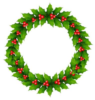 mistletoe wreath - png grátis