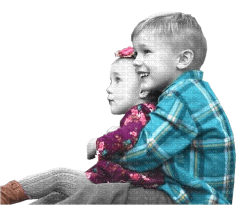 Couple children. - Free PNG