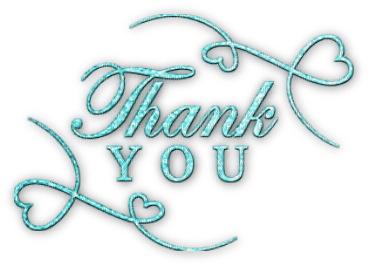 soave text thank you teal - безплатен png