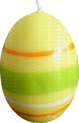 Kaz_Creations Easter Deco Candle - Free PNG