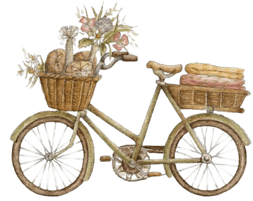 bike fahrrad bicyclette summer ete spring printemps tube vintage - 無料png